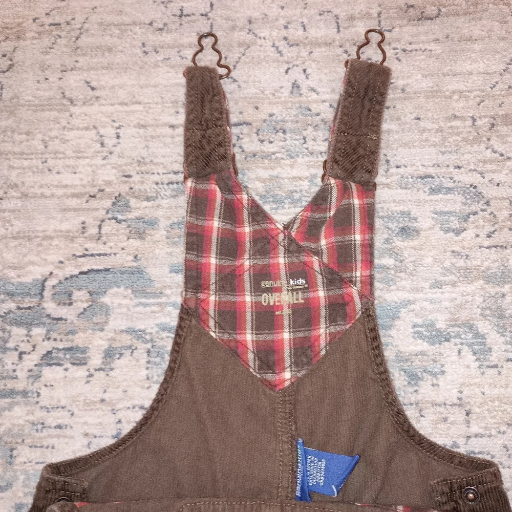 Oshkosh Vintage Brown Overalls Size 18 months
